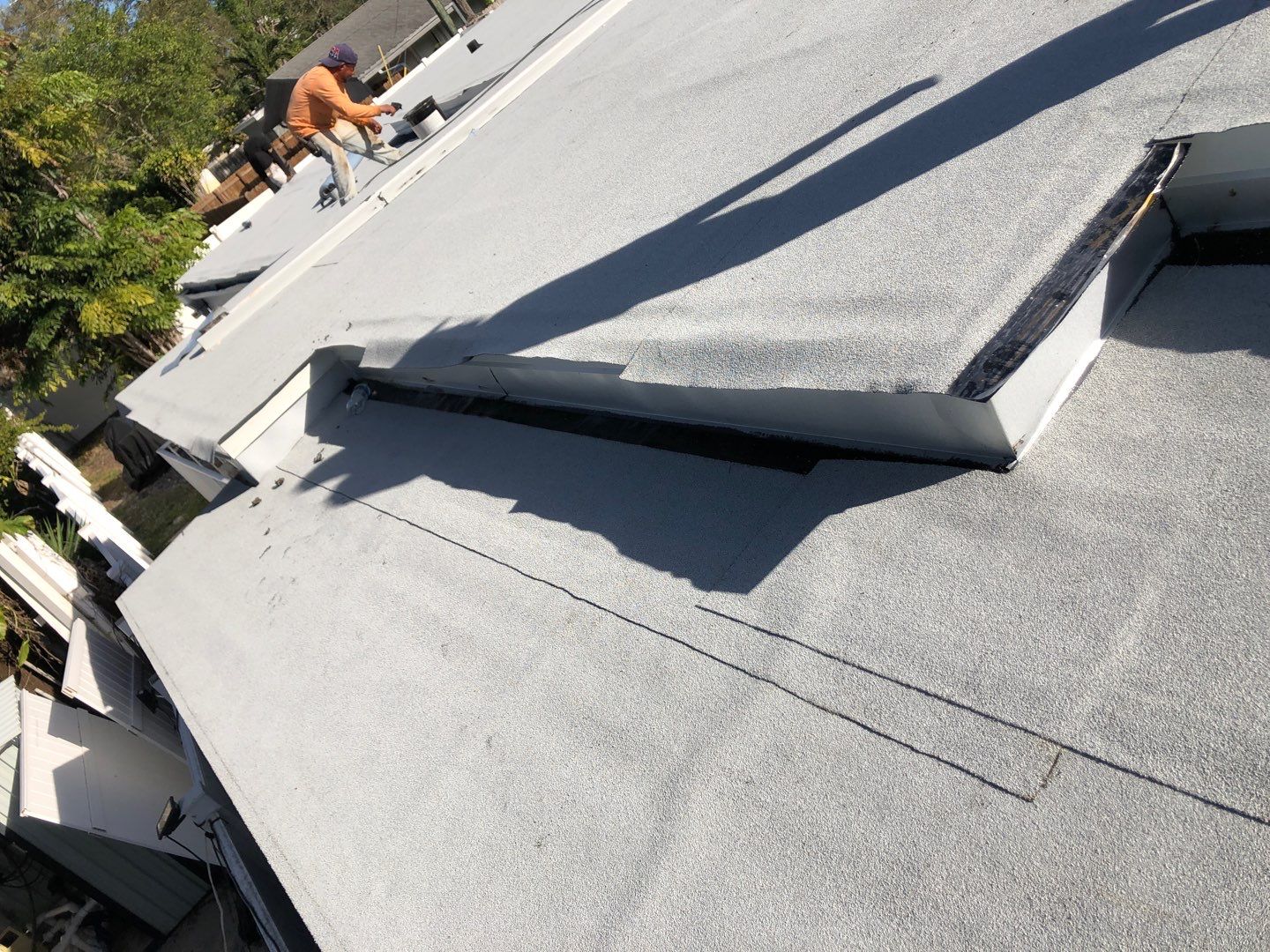 Residential Re-Roof using Polyglass Self-Adhered Flat Deck by First Due Roofing