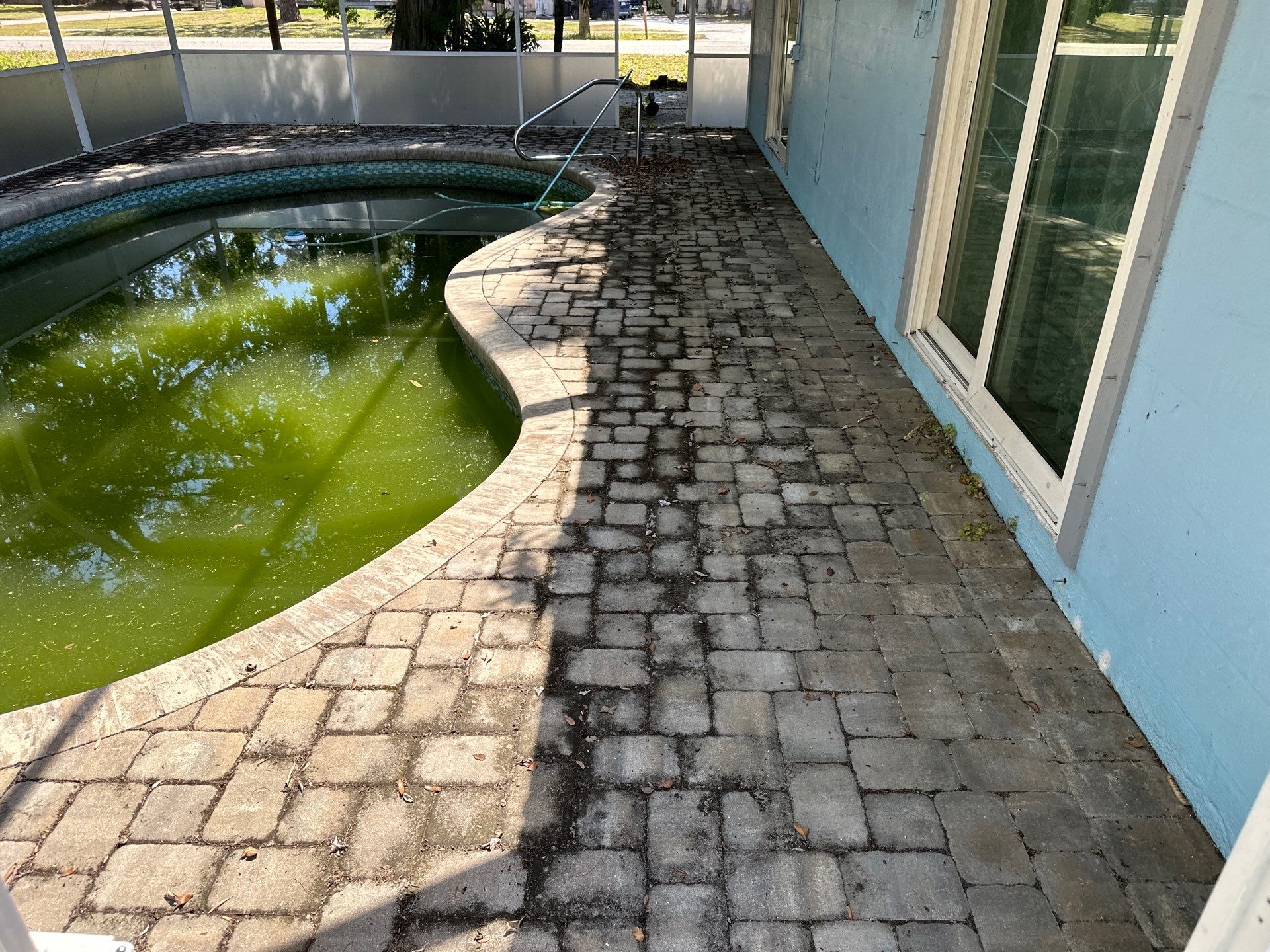 Paver Pool Deck Cleaning in Fair Oaks, Bradenton, FL | Sunshine AquaWash by Sunshine AquaWash