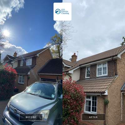 Roof - Driveway - Patio using Honda 15lpm Low Pressure Washing Machine