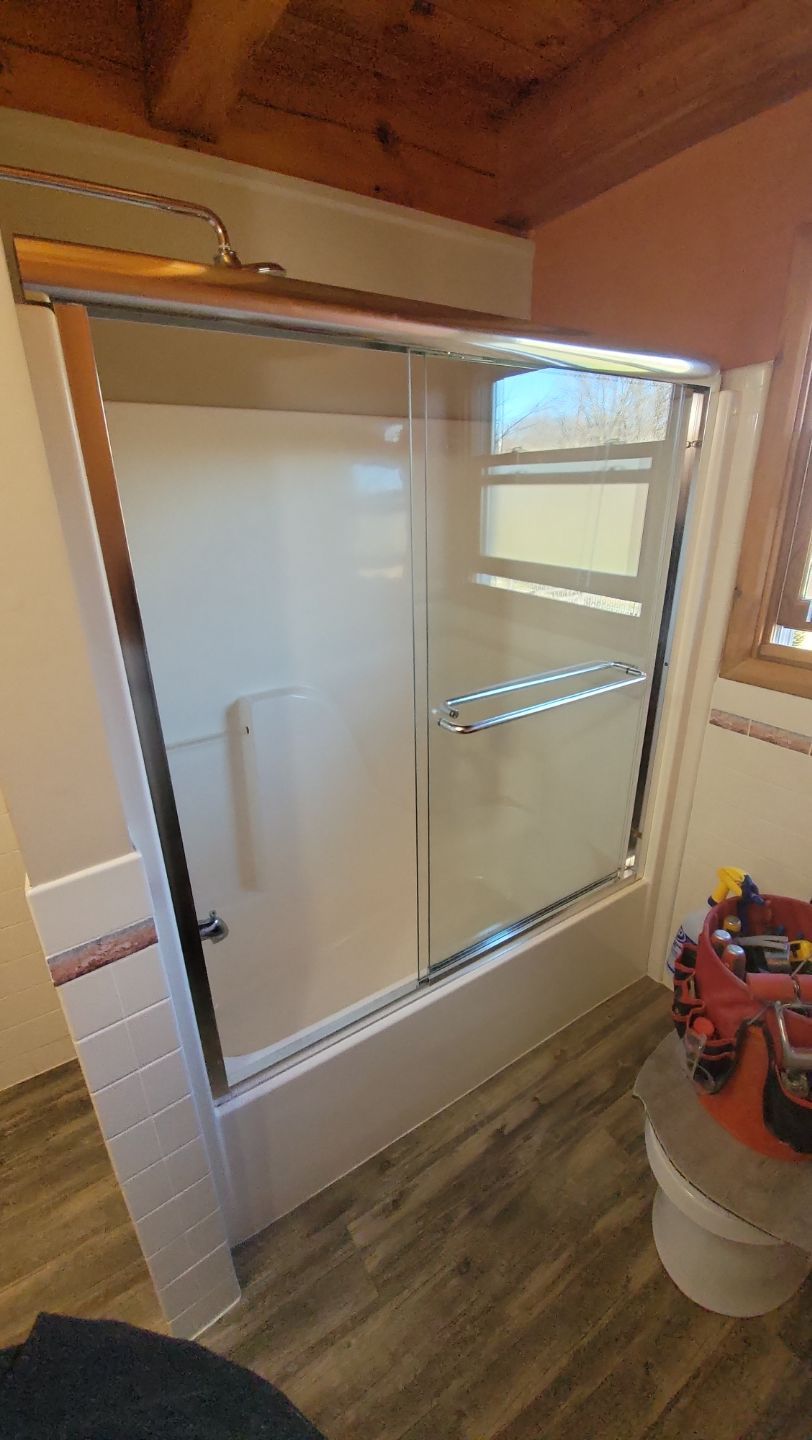 Tub to Walk-In Shower Installation in Stanfordville, NY  by Yankee Home Improvement