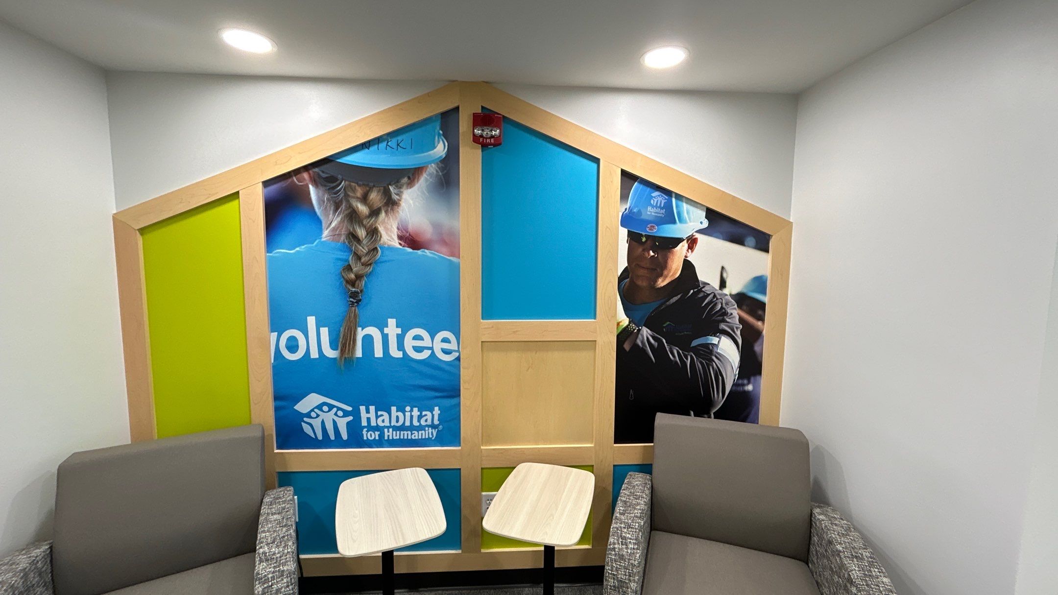Custom Environmental Graphics and Comprehensive Signage in Mishawaka by Hayes Design co