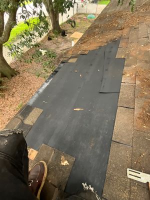 Residential Roofing Repair using Owen's Corning Duration (Lifetime) Shingles