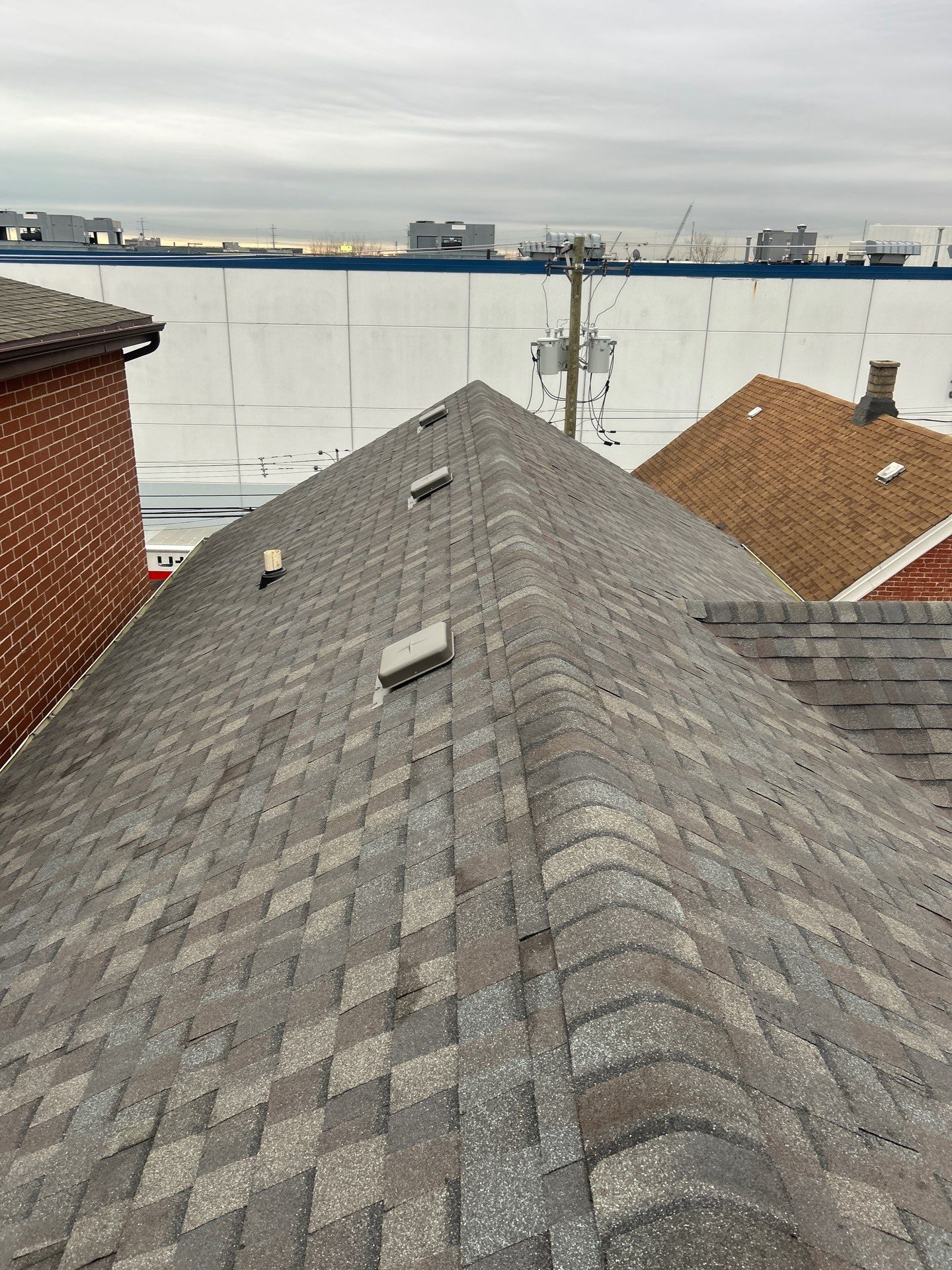 Roof Replacement by hail and wind damage  by Just Brilliant Restoration JBR