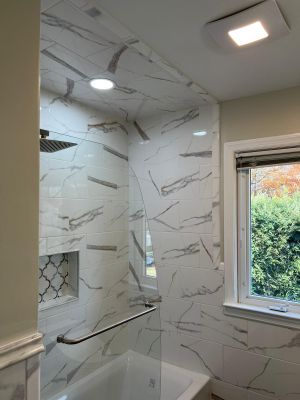 Bathroom Remodel using Tile