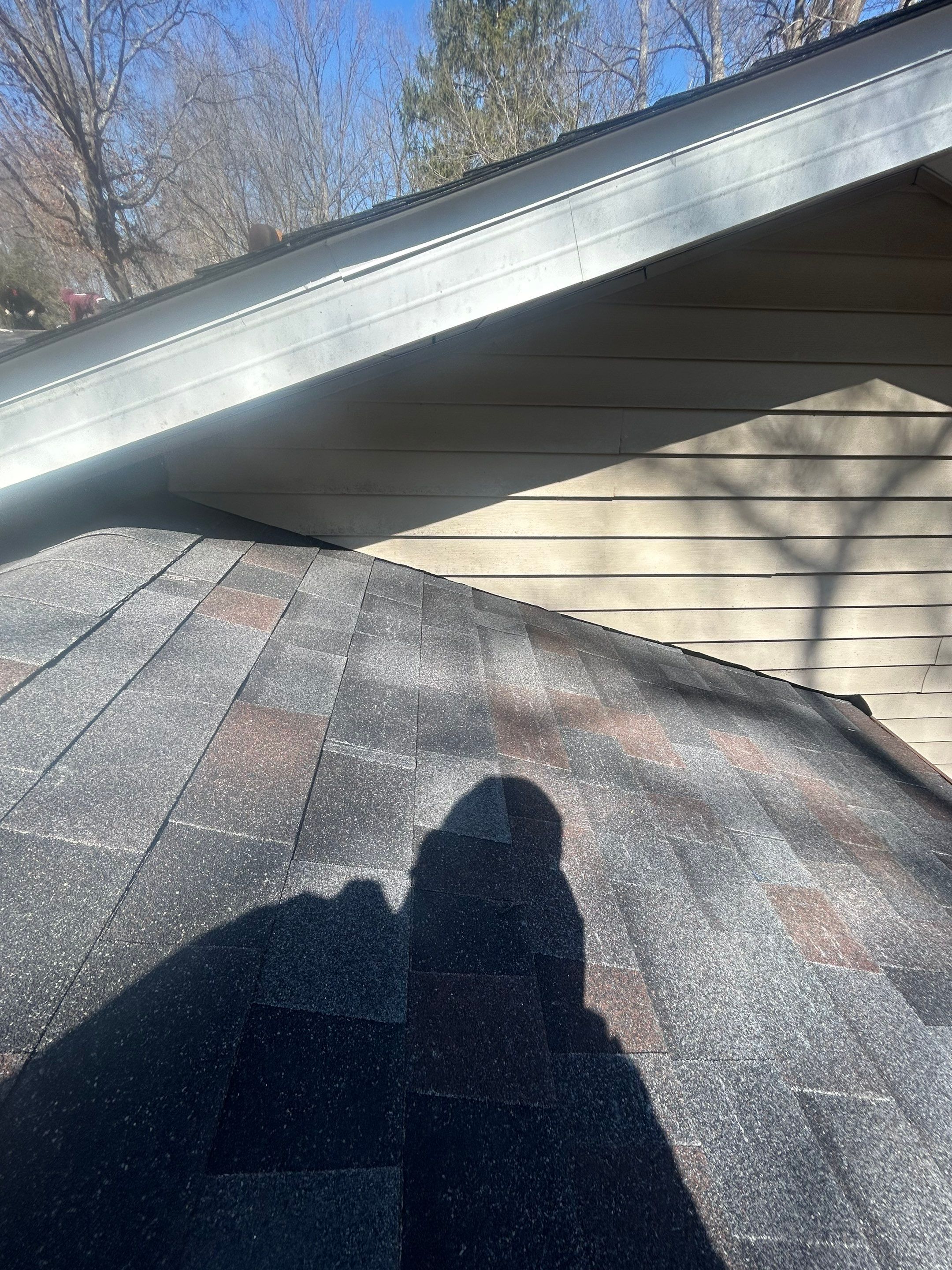 Residential Roofing Installation using Malarkey Vista AR Shingles (Black Oak) by Koontz Construction