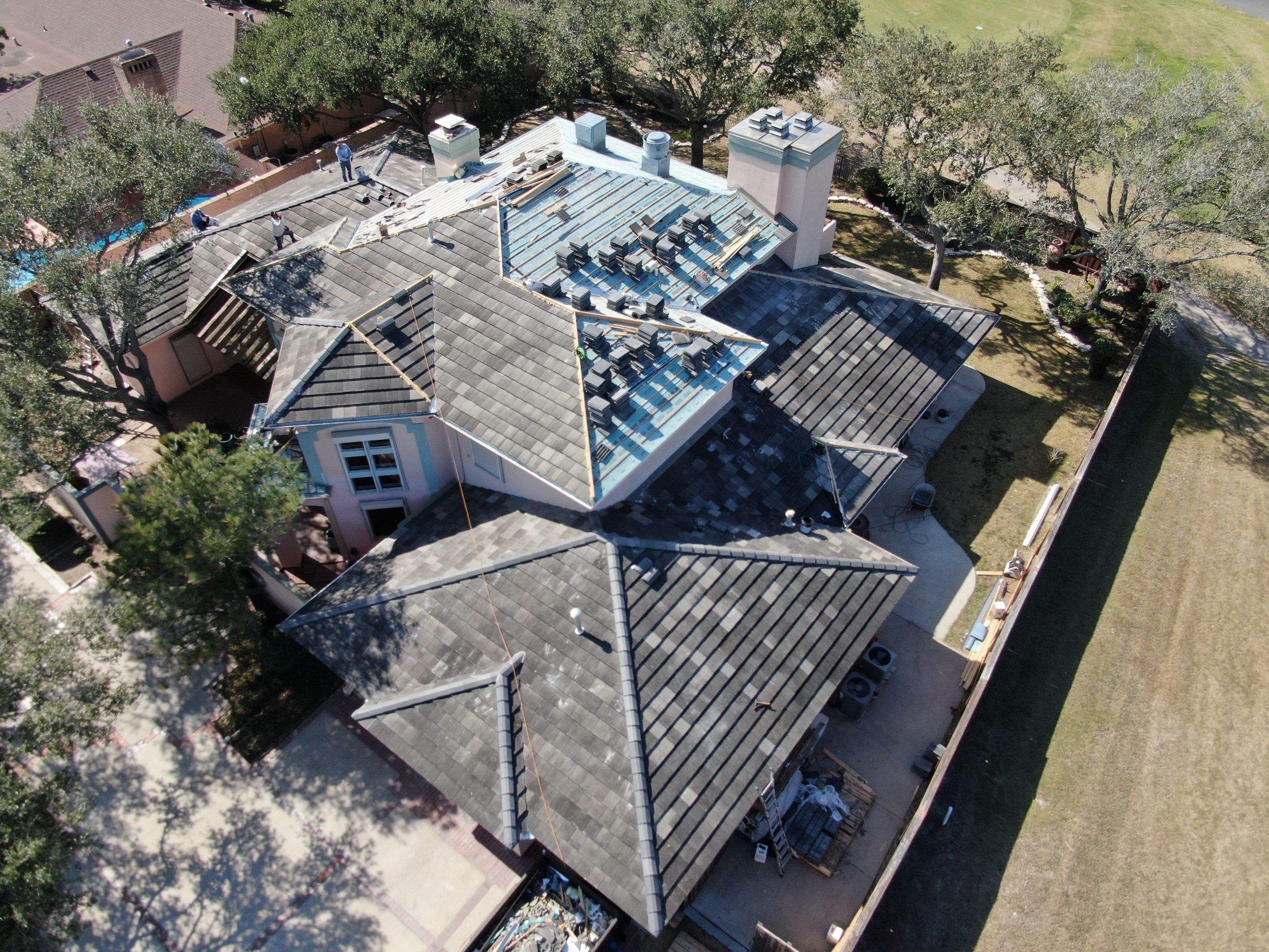 Golf Course Mansion on the Green, in the Heart Of Corpus Christi by Bayfront Roofing and Construction