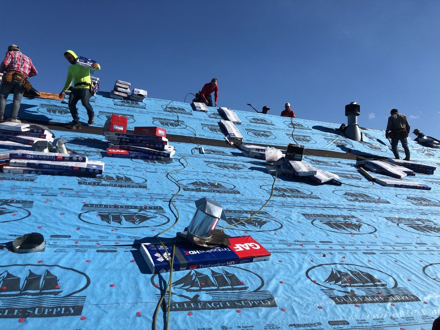 Residential Roofing Installation using Roof Replacement by American Roofing & Construction LLC