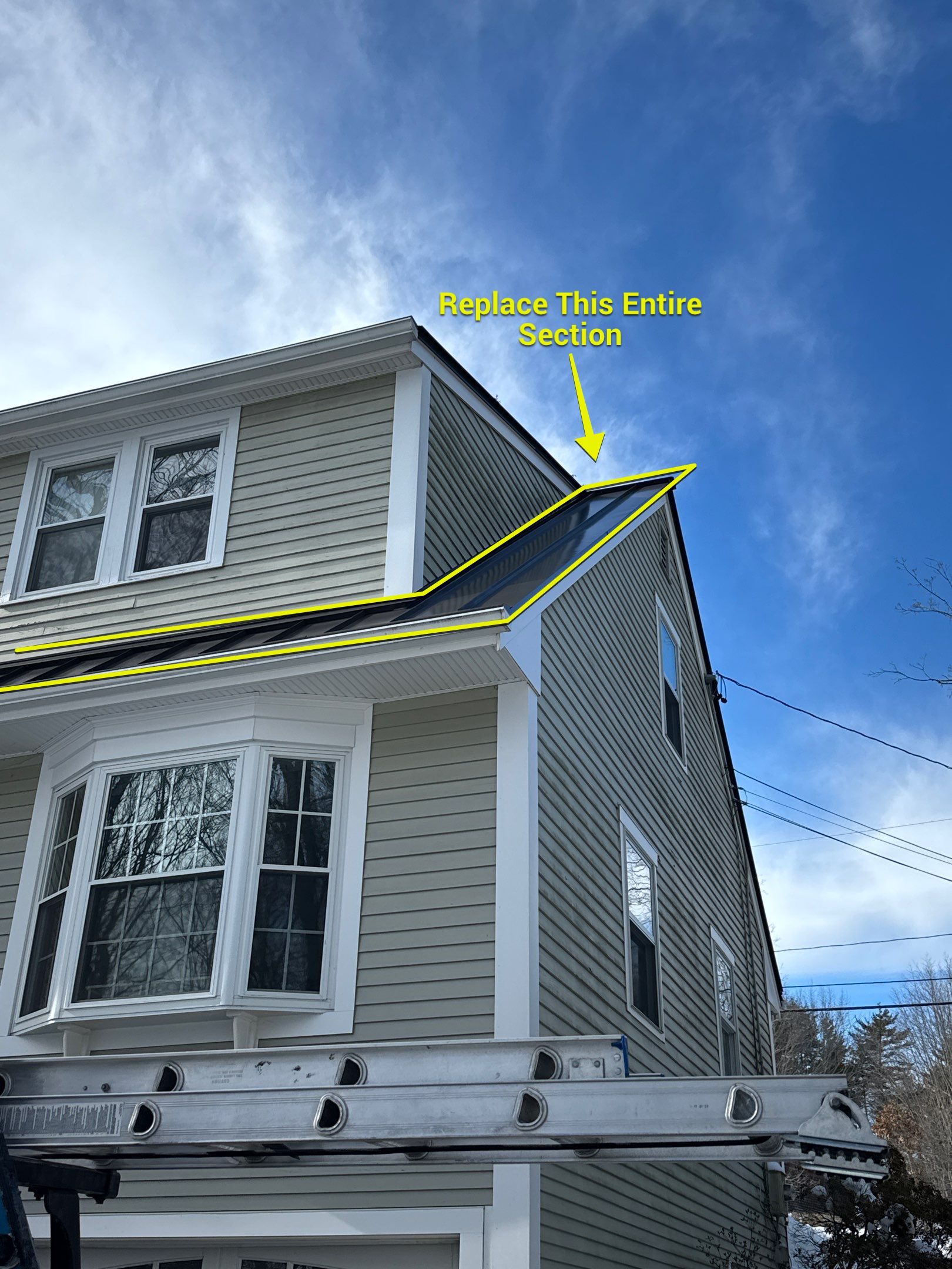 Metal Roof Leak Repair in Newfields, NH (Standing Seam Roof Fix Without Replacement) by Compass exteriors