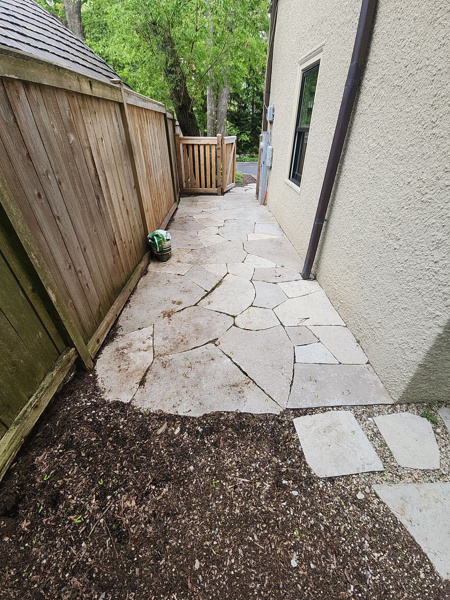 Natural Stone Surface Pressure Washing by Northern Power Washing LLC.
