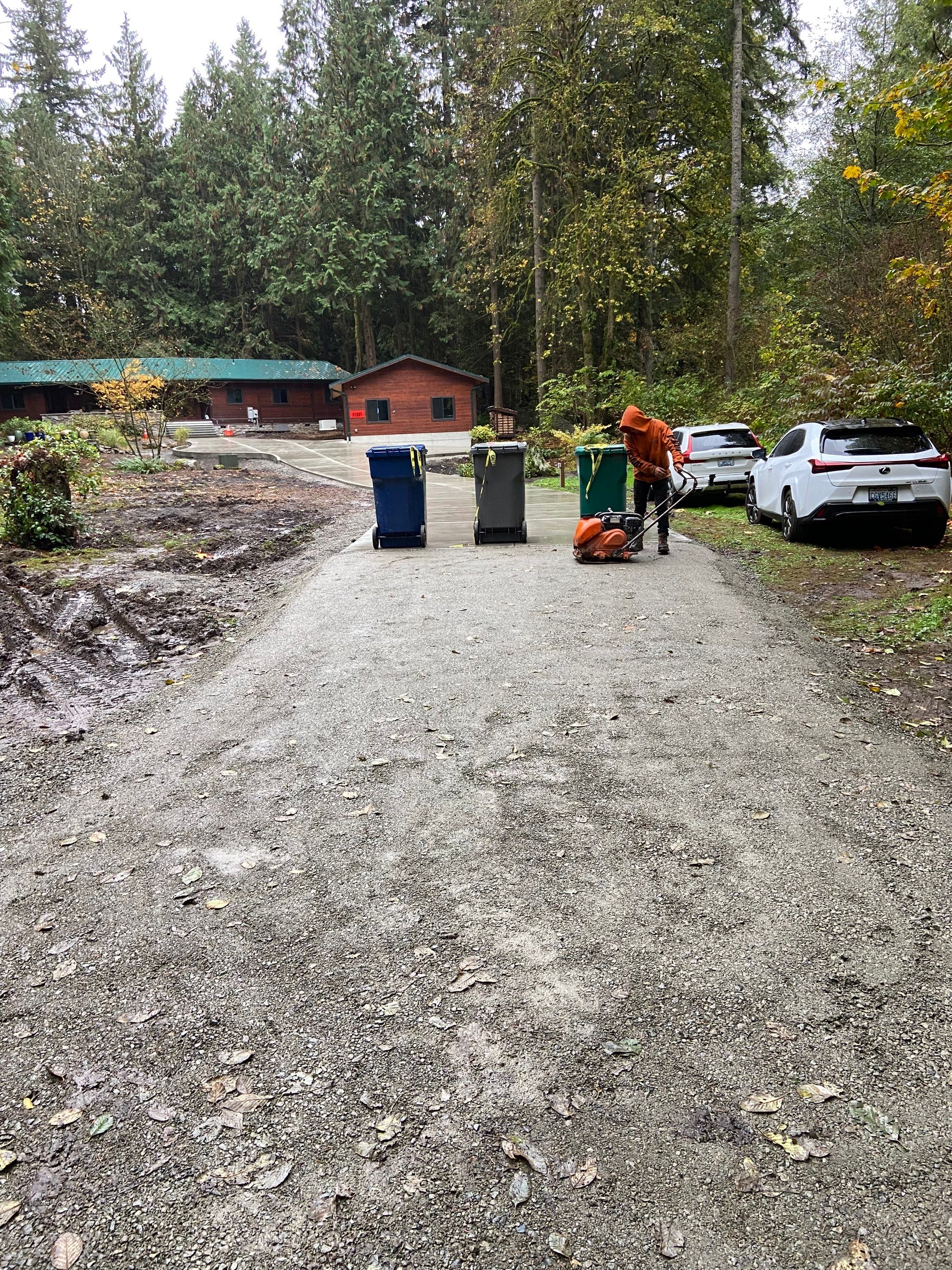 Pia | Custom Concrete Driveway, Walkway & Floating Steps by Jireh Asphalt & Concrete Inc 