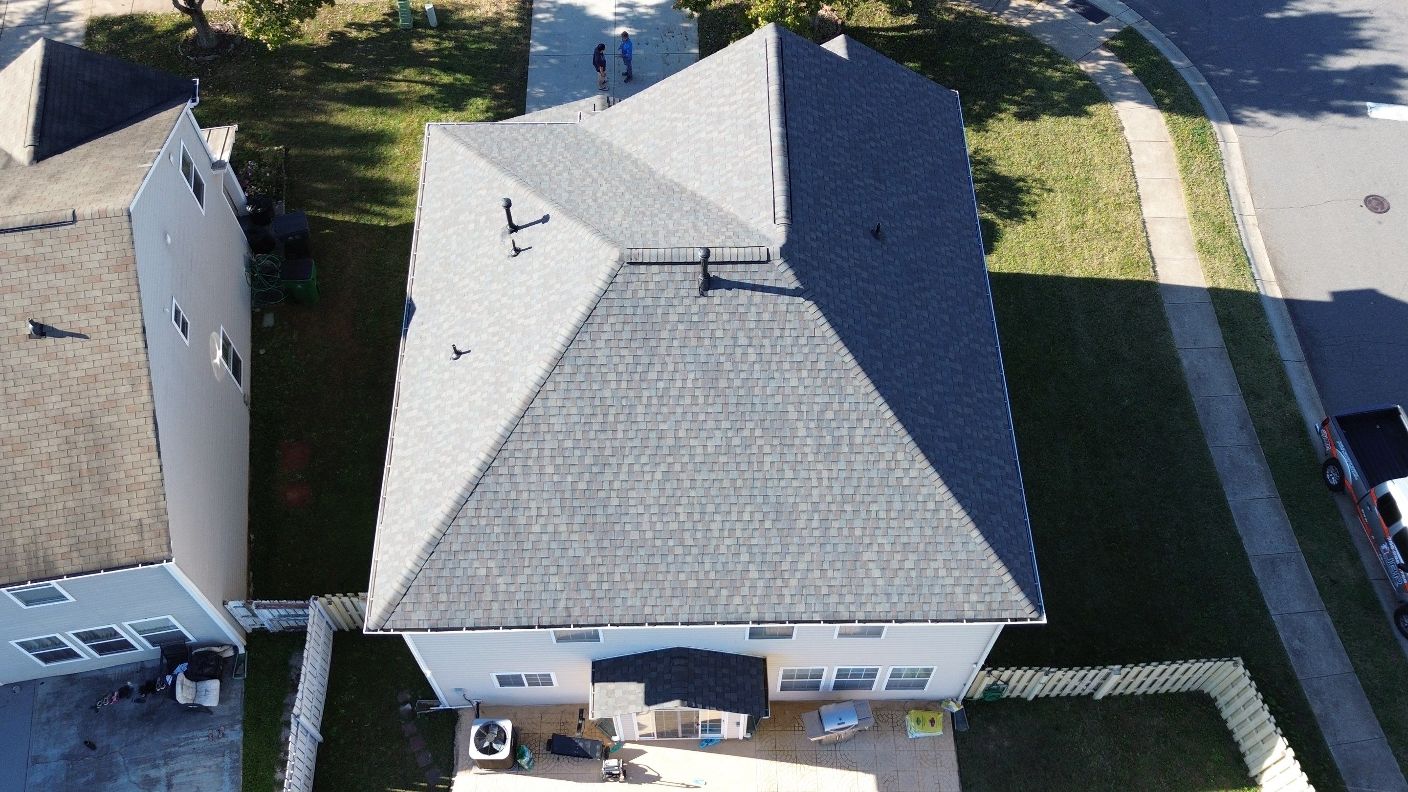 Roof replacement, interior and gutters repair by hail and wind damage by Just Brilliant Restoration JBR