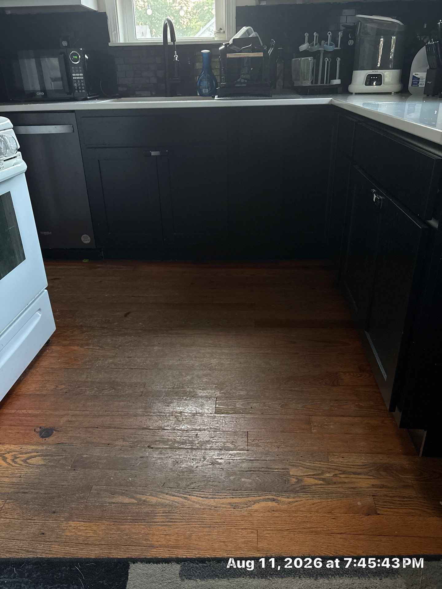 Two-Tone Kitchen Remodel with Black Subway Tile in Lincoln by CompanyCam Sales Demo