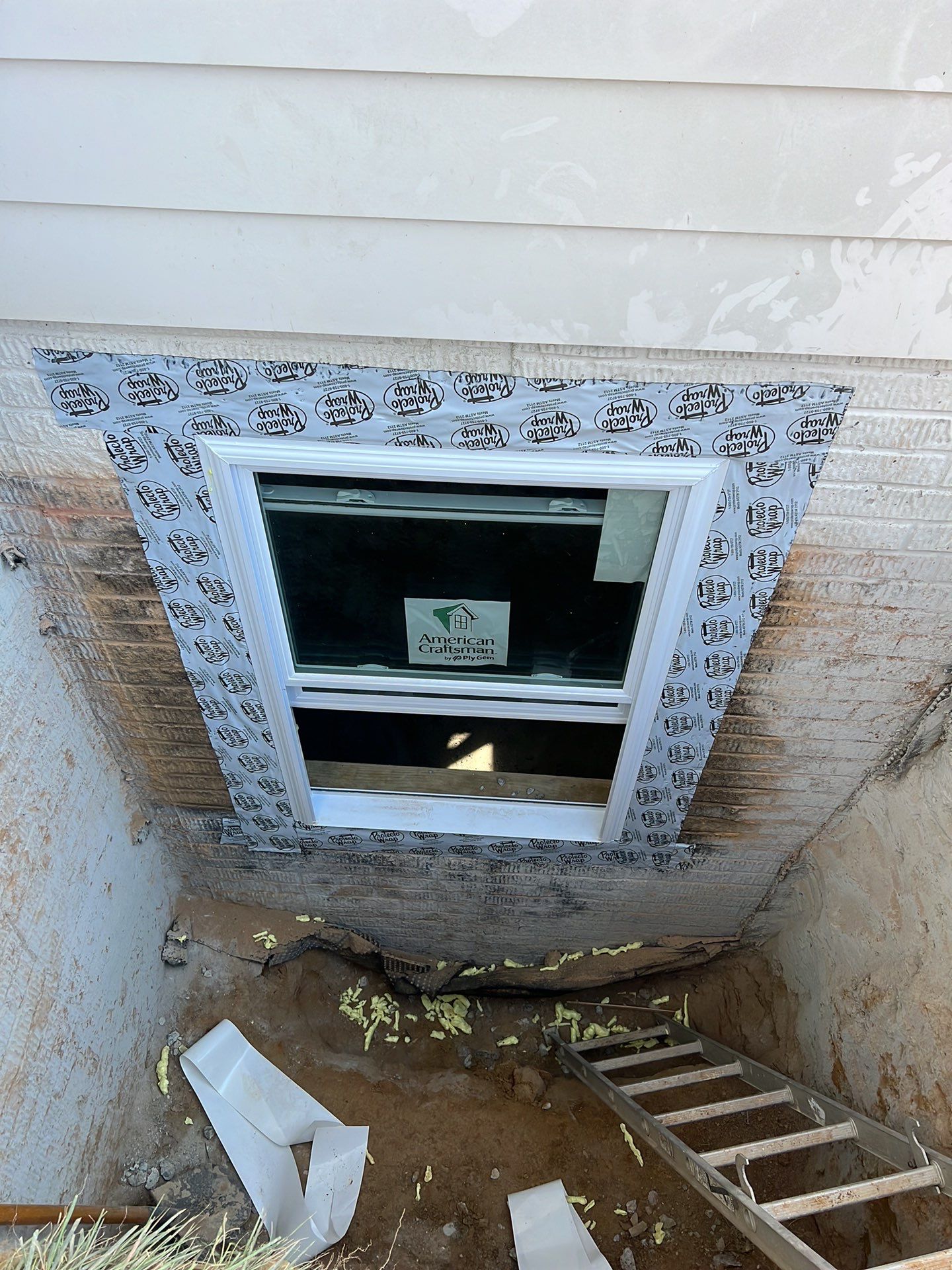 Egress window install, Great Falls, VA by Fairfax Contractors, LLC