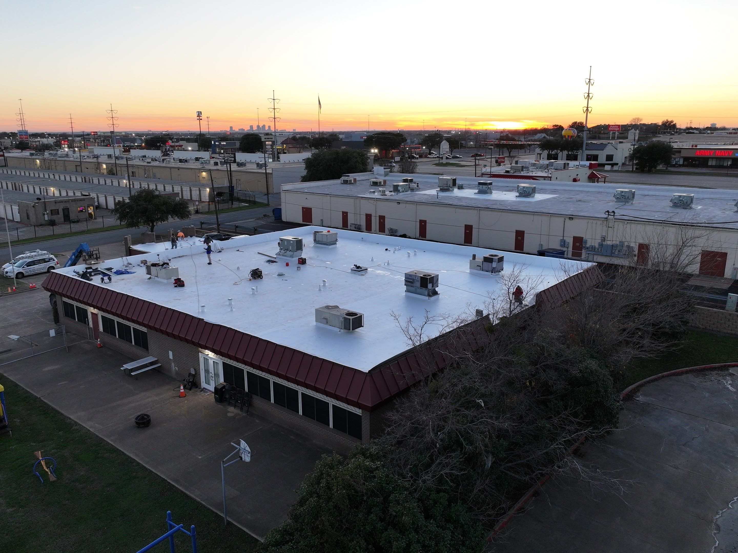 Commercial Roofing Installation using GAF Evergaurd TPO 60 Mil by Becker Roofing and Exteriors