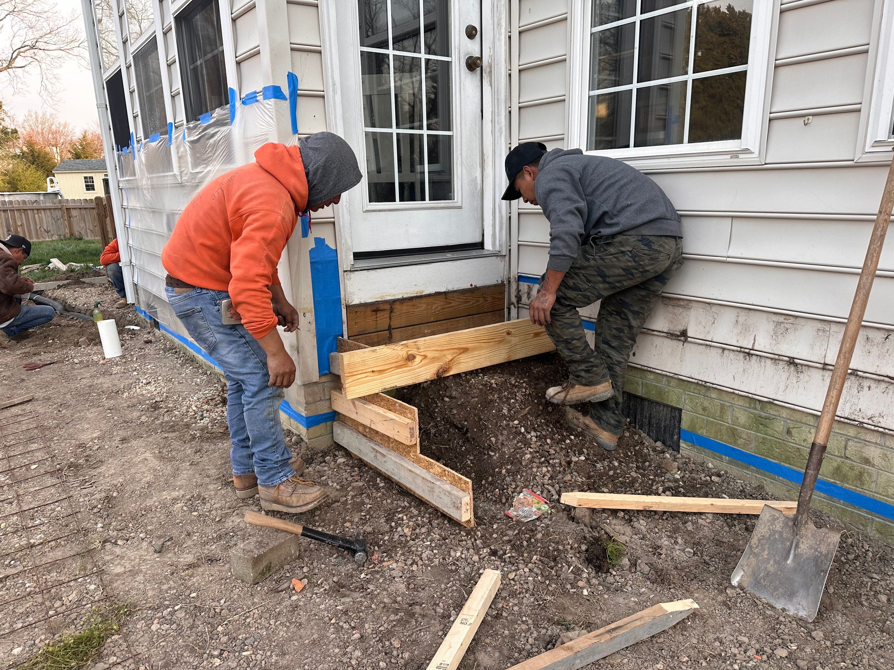 Project in Virginia Beach by Sam The Concrete Man Virginia Beach