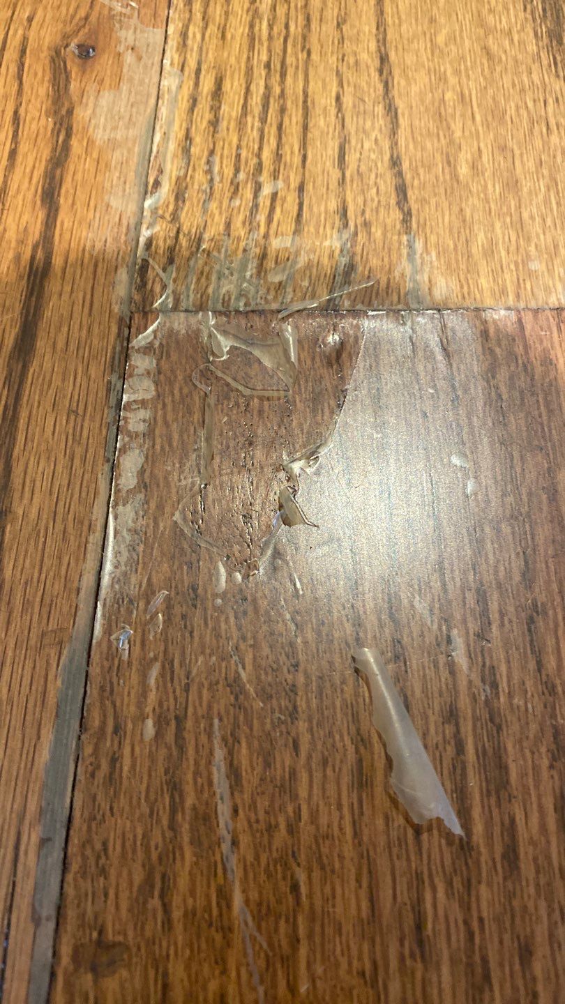 Flood damaged floor repair by Footprints Floors South Sacramento