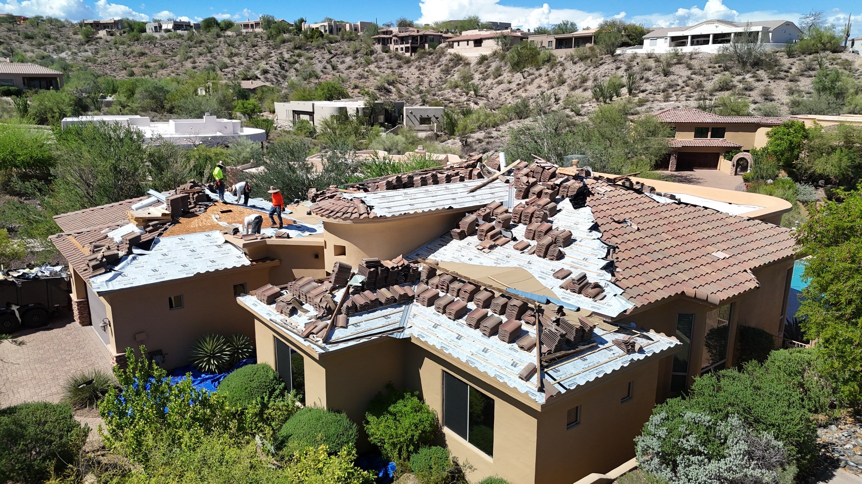 Project in Fountain Hills, AZ by Saint Roofing