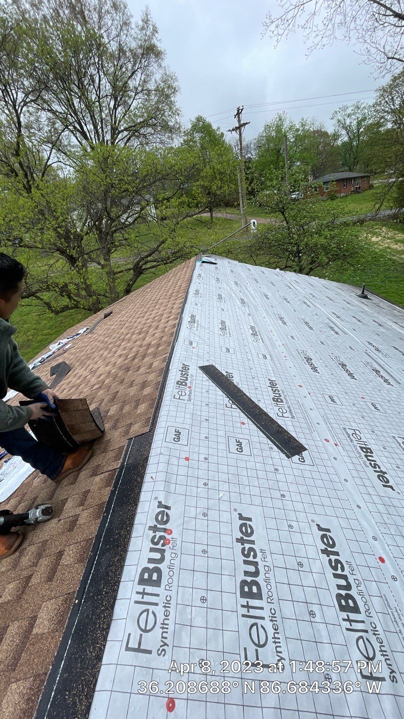Residential Roofing Installation using GAF HDZ Roofing System  by Undersun Roofing 
