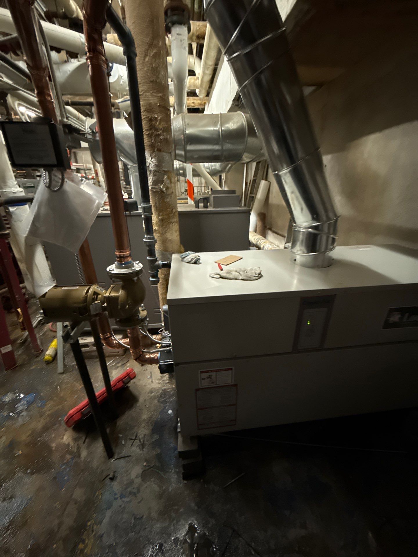 DHW Boiler and Storage Tank Installation by Thermacore