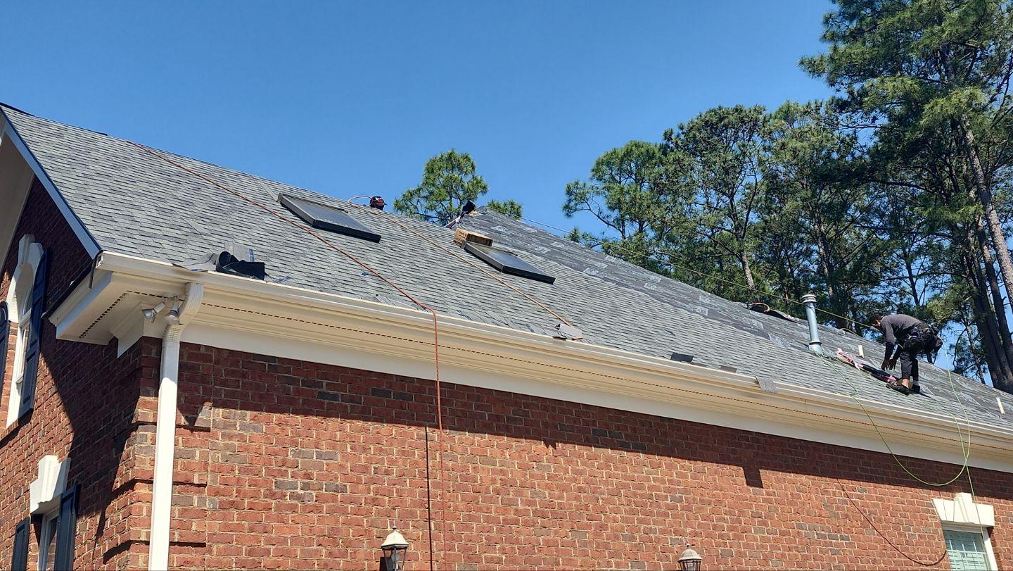 Residential Roofing Installation using Owens Corning Duration Estate Gray by Indigo State Roofing