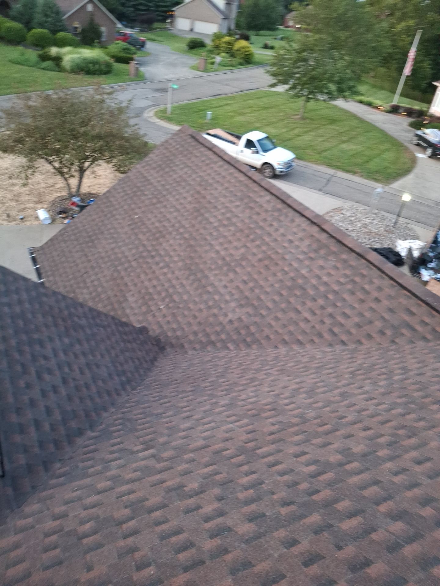Residential Roofing Installation using GAF TImberline HDZ Hickory by Rainstoppers Roofing