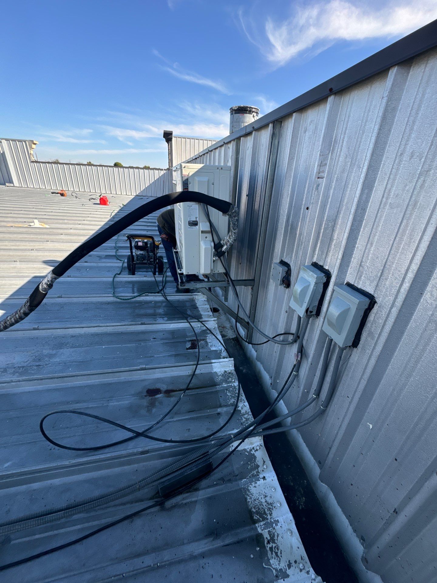 Metal Roof Leak Repair by Associates Roofing Unlimited