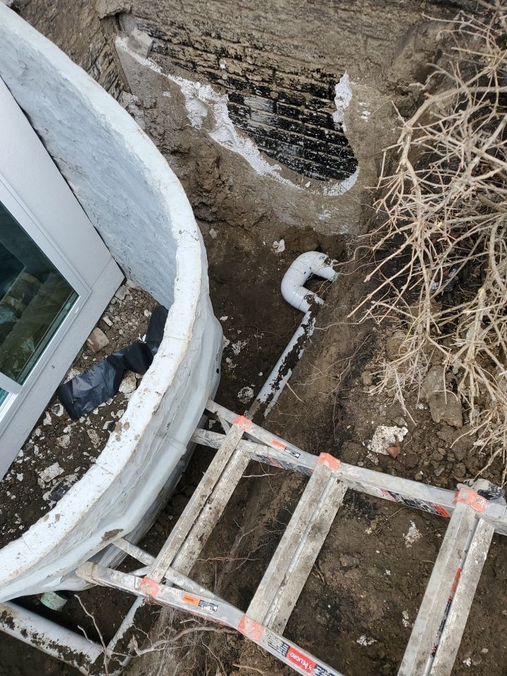 Egress Window Installation using Rockwell Egress Fiberglass Egress Window Well by Toledo Basement Repair 