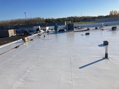 Commercial Roofing Installation using DURO LAST