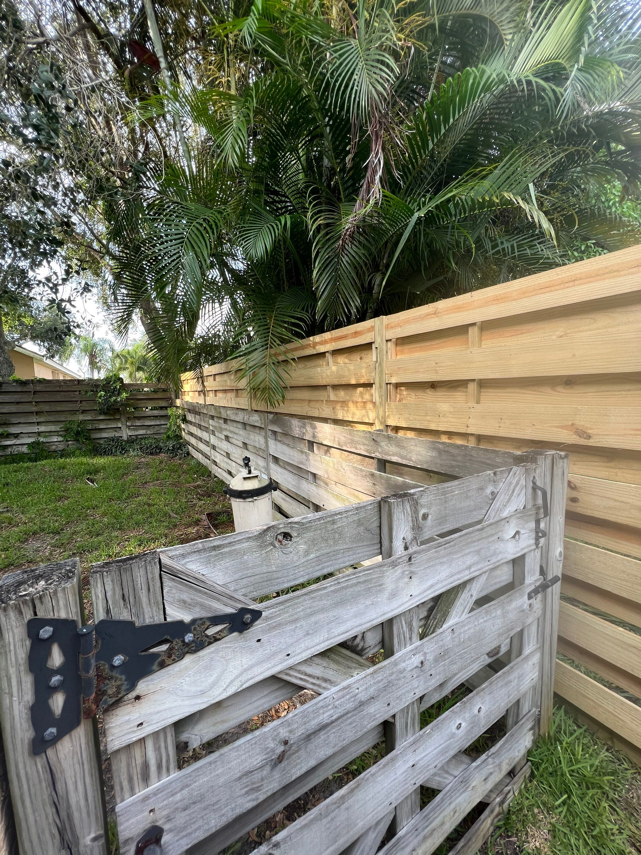 Osprey, FL 6ft. Tall Treated Horizontal Shadowbox Wood Fence by Asap fence and gates, LLC