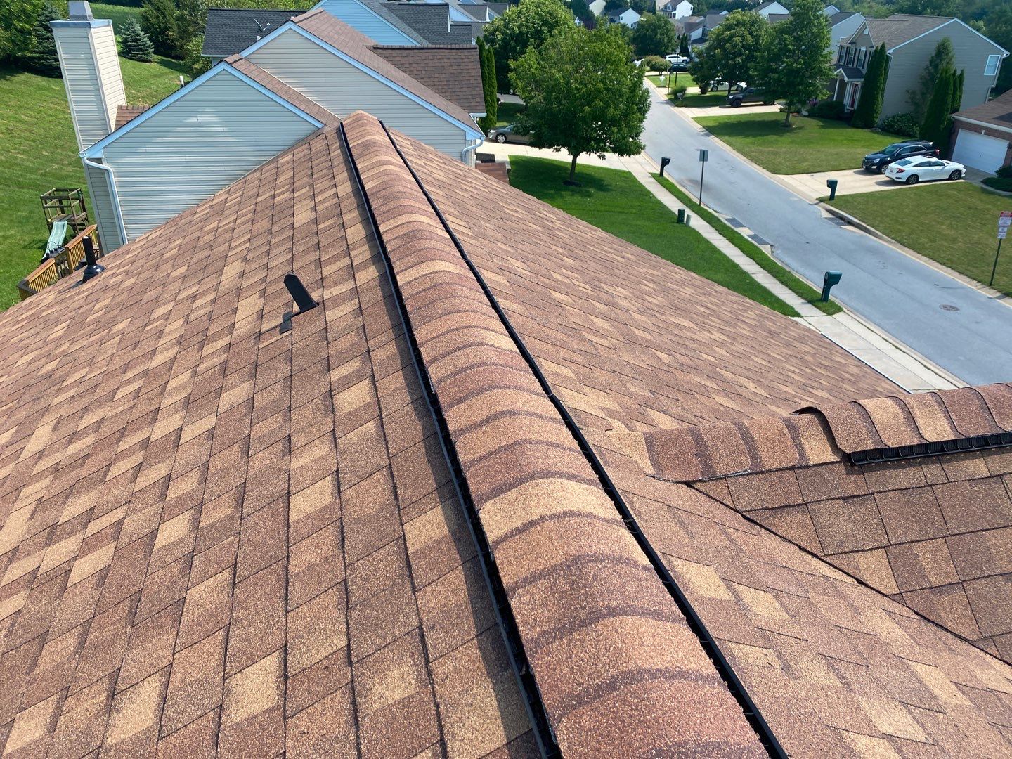 Residential Roofing Installation using CertainTeed Landmark Series Shingles by Roof Right Inc