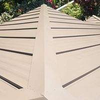 24ga 1" Nail-Strip Buckskin by Total Roofing System The Metal Roof Experts