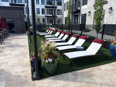 Multi-Family Alamira Apartments - Synthetic Turf Installation in Columbus