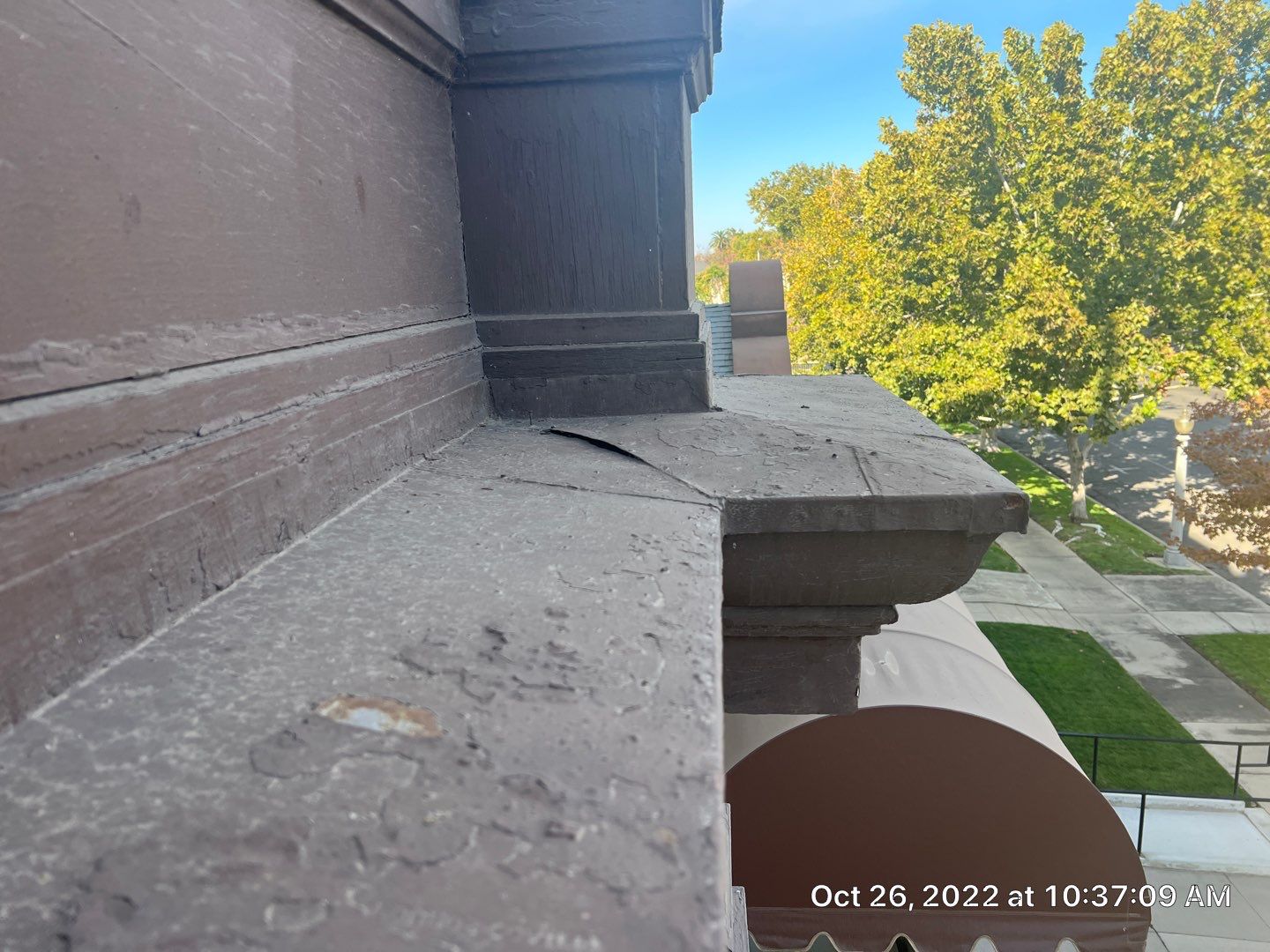  Presbyterian Church repairs to entrance architecture by Straight Edge Roofing Inc