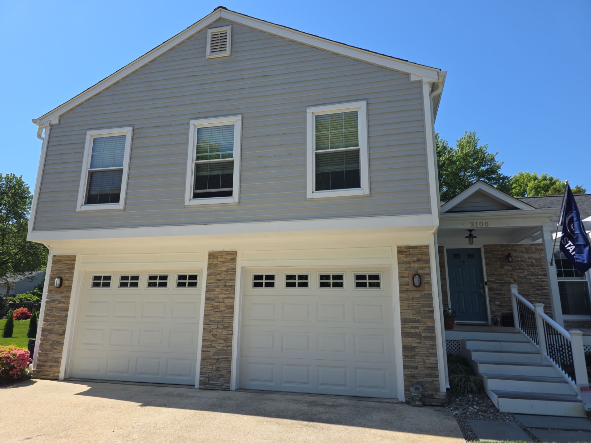 Vinyl Siding and Window Replacement for Annapolis Two-Story Home by Window Depot of Annapolis