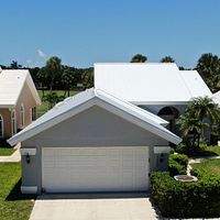 24ga 1" Nail-Strip Regal White  by Total Roofing System The Metal Roof Experts