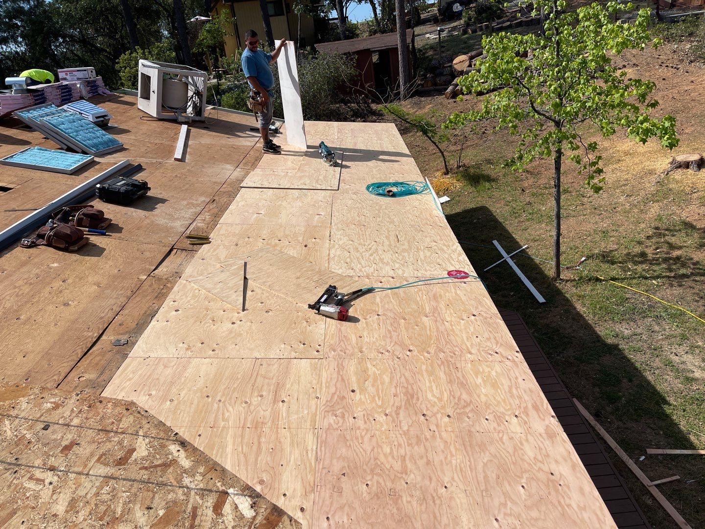 Residential Roofing Installation using Owens Corning Roofing Shingles by Byers Enterprises 