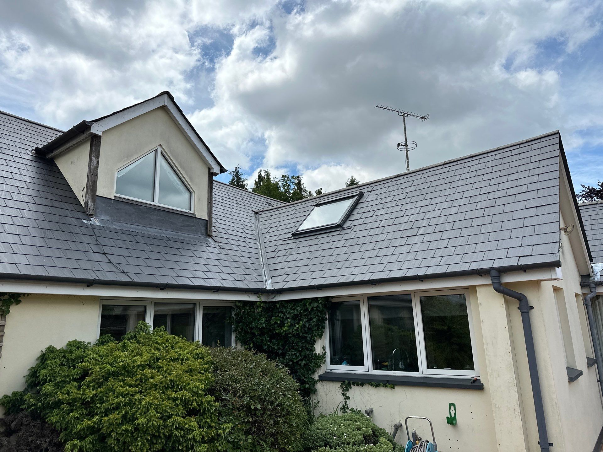 Roof and Patio Cleaning using Honda 15lpm Low Pressure Washing Machine by Ges Exterior Cleaning ltd