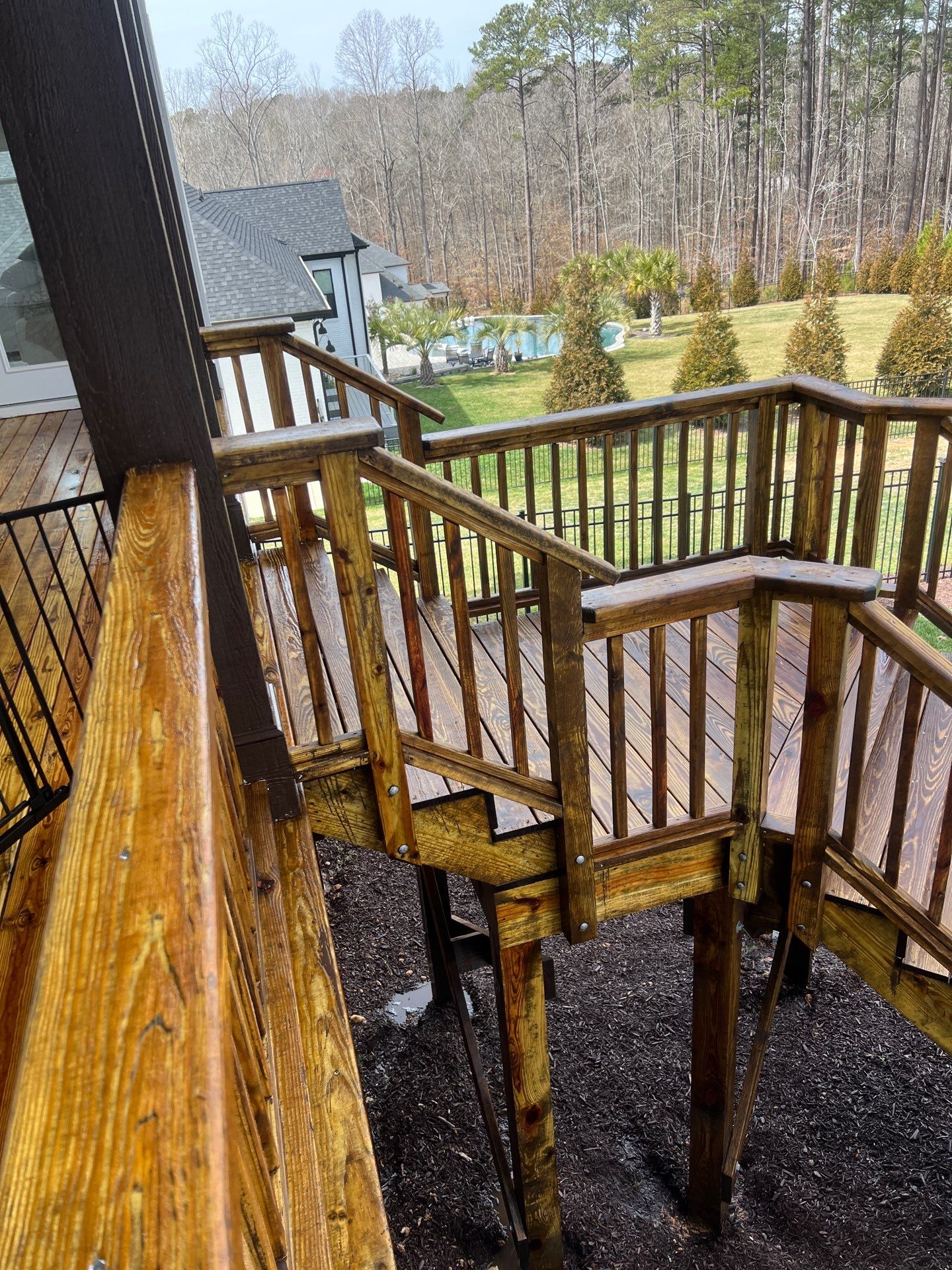 Coated Deck using Wood Sealant by DuraSeal