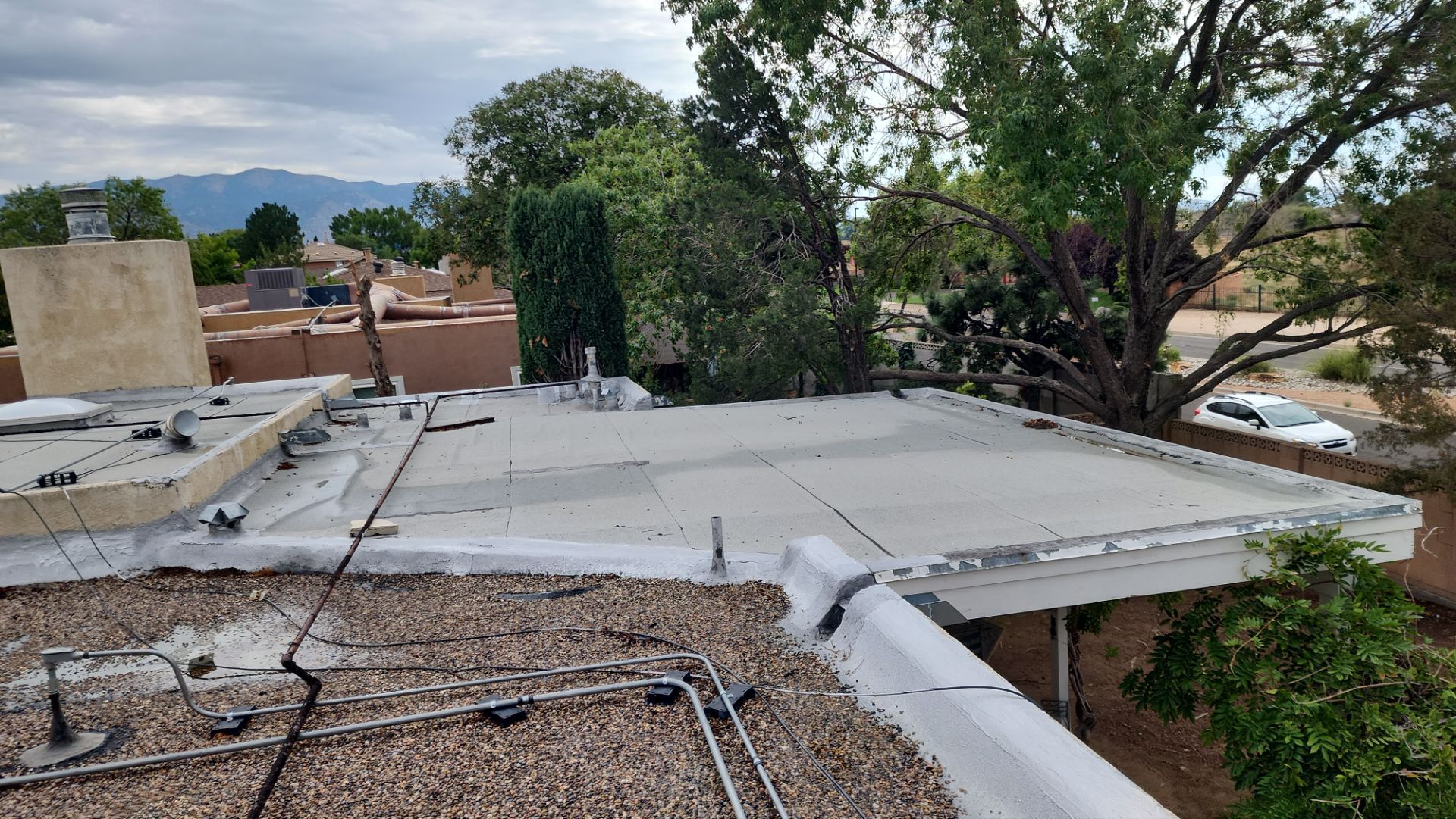 Albuquerque TPO Roof Replacement in the Northeast Heights EPS Slope and Custom Skylights by Doyle Roof Masters Inc