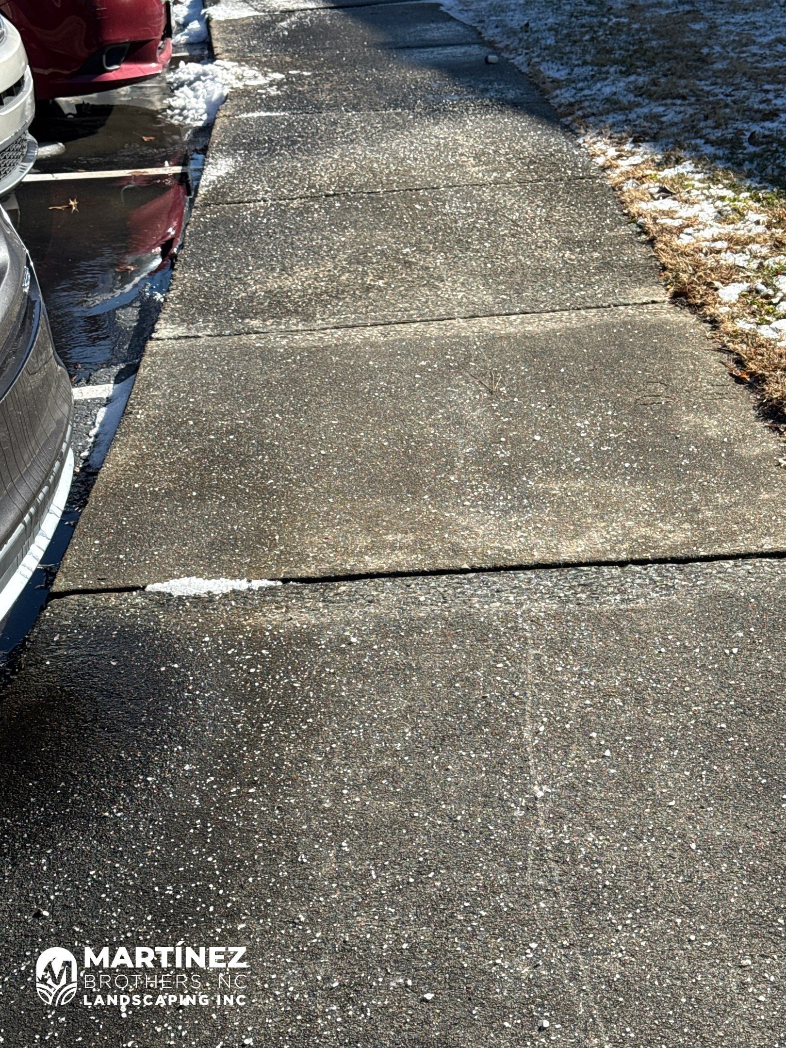 Snow removal from streets in Cary by Martinez Brother’s Nc Landscaping Inc
