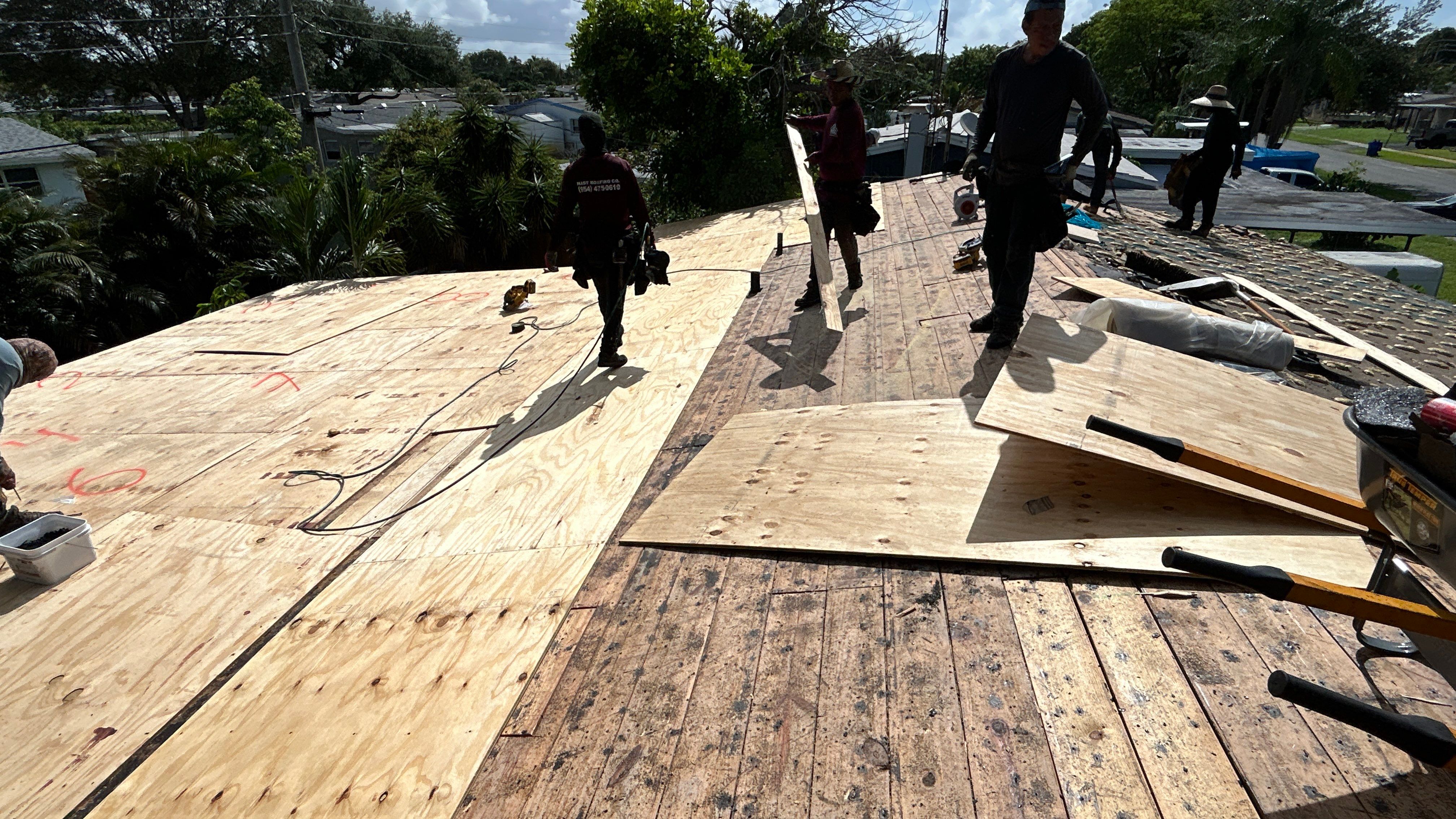 Residential Roofing Installation using Polyglass XFR and Polyanchor by Nast Roofing