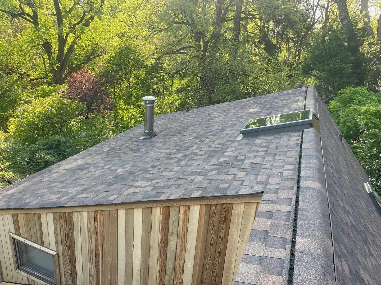 Roof Replacement w/ Skylights in Baltimore, MD (IKO Dynasty) by American Home Contractors
