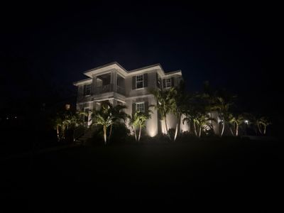 Full Architectural and Color-Changing Landscape Lighting in St. Petersburg