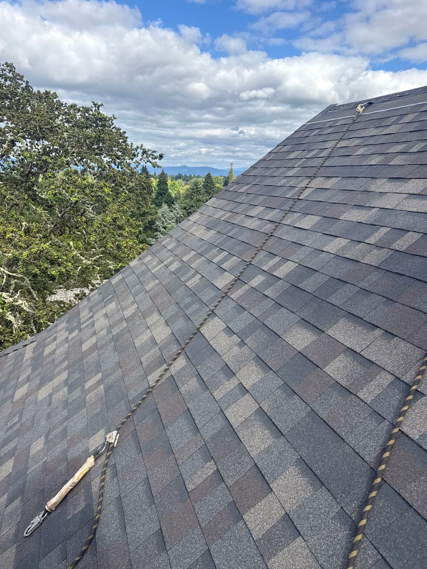 Complete Architectural Shingle Reroof and OSB Decking Repair in Eugene by BEST Roofing & Waterproofing