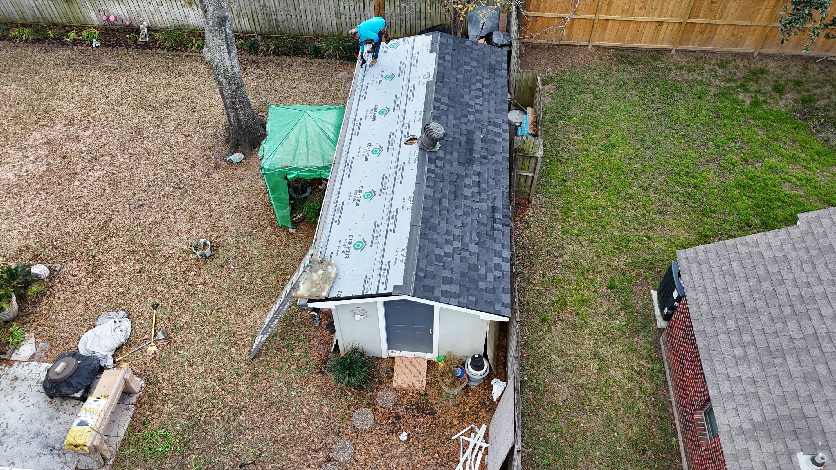 Roof Replacement completed in the Cypress Area! by Core Four Roofing