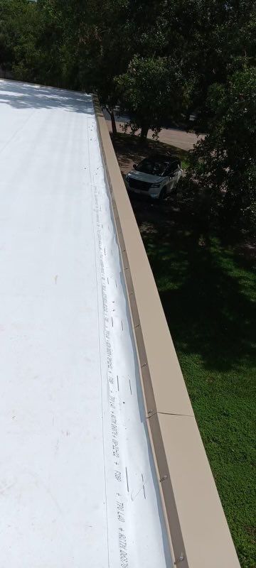 Commercial Roofing Installation using TPO by Core Four Roofing
