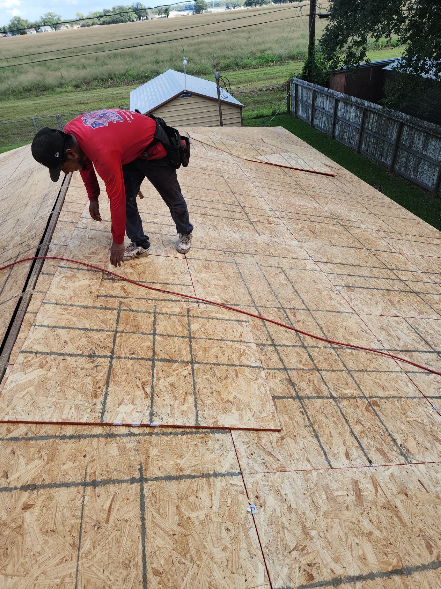 Residential Roofing Installation using Owen's Corning Duration (Lifetime) Shingles by Roof Repair Company