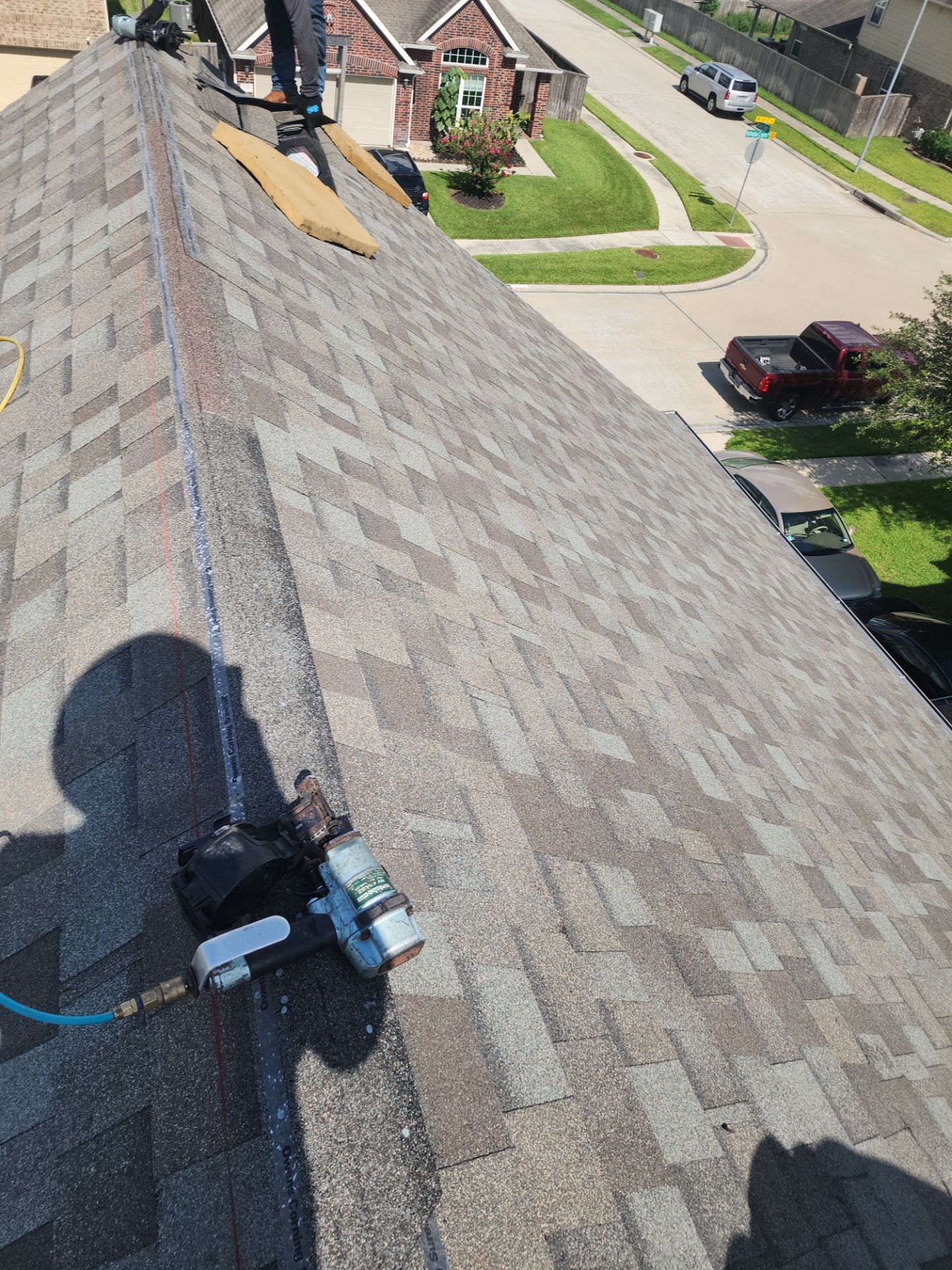 Residential Roofing Installation using Owen's Corning Duration (Lifetime) Shingles by Roof Repair Company