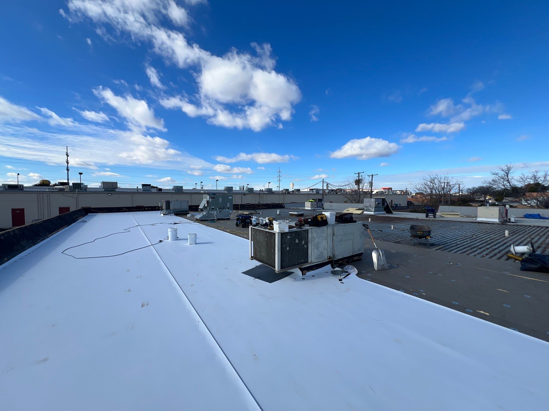 Commercial Roofing Installation using GAF Evergaurd TPO 60 Mil by Becker Roofing and Exteriors