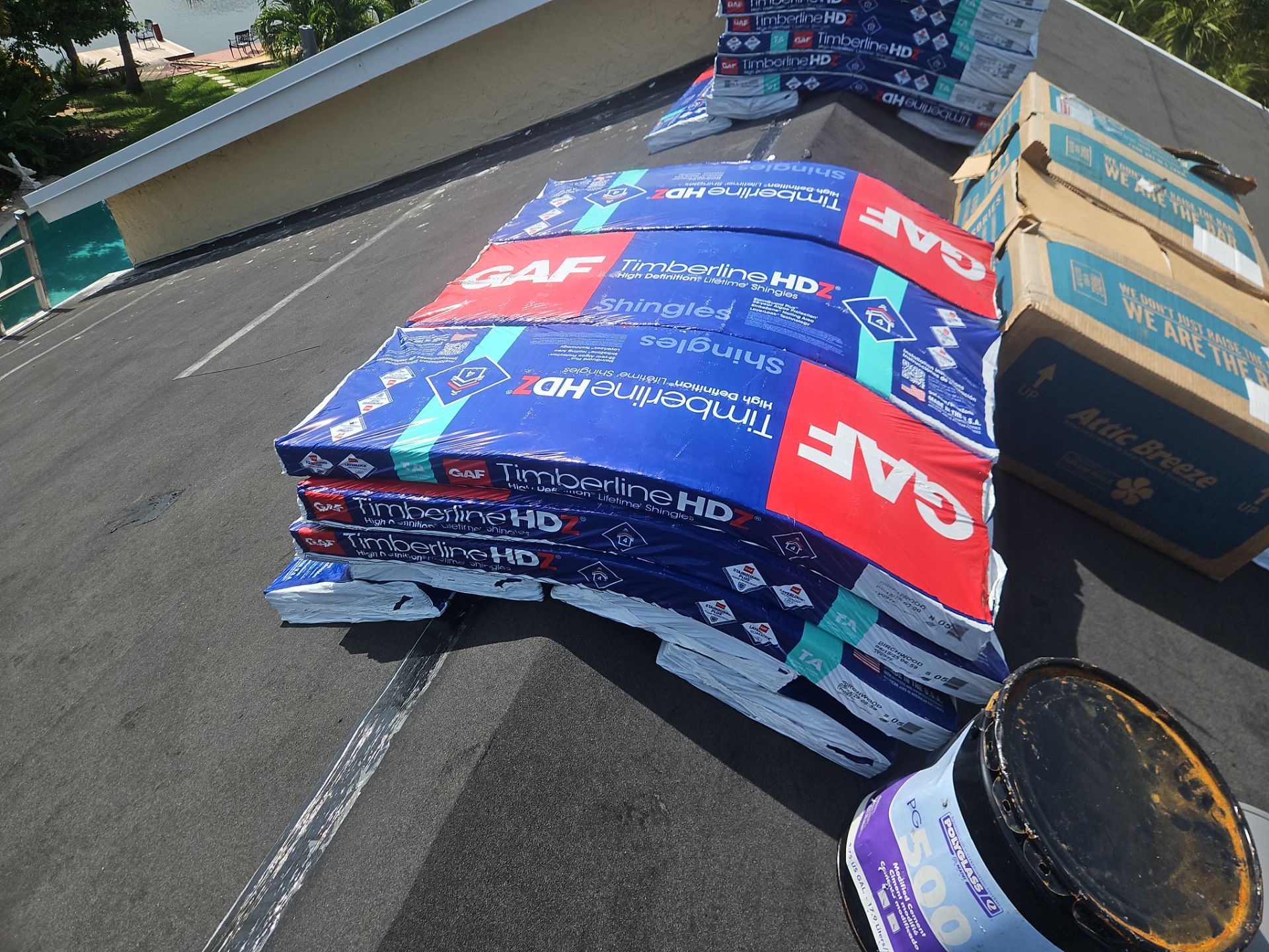 Residential Roofing Installation using GAF by BLUES BROTHERS CONSTRUCTION CORP